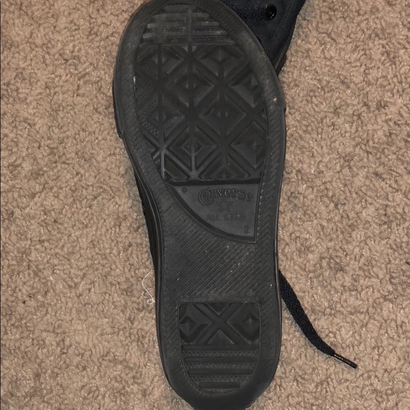 Black High Top Converse - Picture 4 of 4